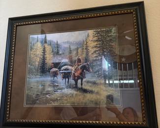 Jack Terry's Signed Outfitter's Hidewaway Print