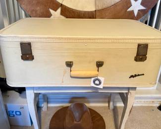 Upcycled Suitcase Display