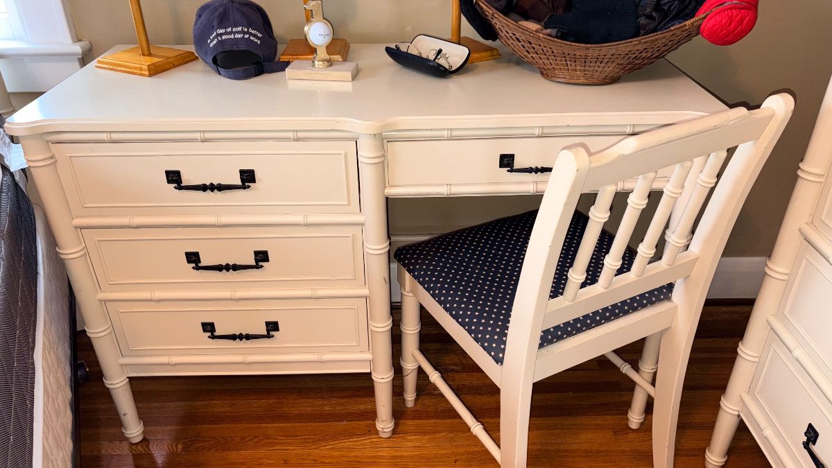 Vtg Bali Hai Faux Bamboo Bedroom Set!