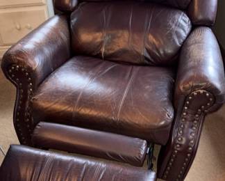 Leather Rocker Recliner!