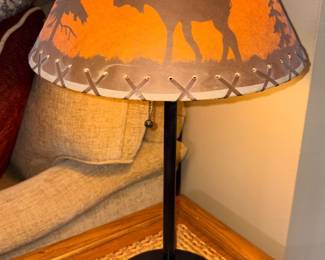 Rustic Moose Lamp!