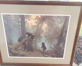 Mom and Bear Cubs Framed Print!