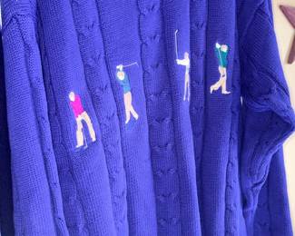 VTG John Ashford Golf Sweater Mens XL!