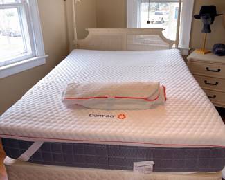 Vtg Bali Hai Faux Bamboo Bedroom Set w/Queen Denver Mattress & Dormeo Mattress Pad & Cover!