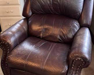 Leather Rocker Recliner!