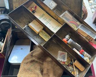 Vintage metal tacklebox
