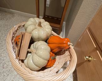 Ceramic pumpkins