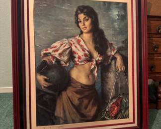 Original litho signed