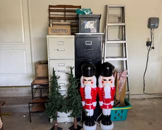 Holiday, file, shoe racks,ladder , vintage soldiers 