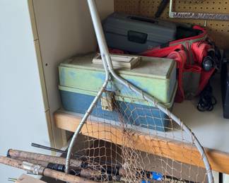 Fishing poles, nets