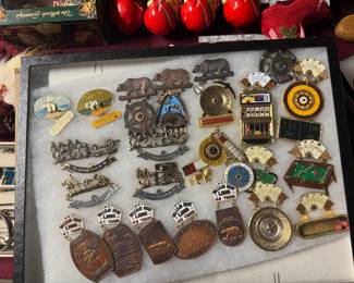 Lions club vintage pins