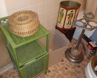 Vintage Accent Pieces, Sweetgrass Basket
