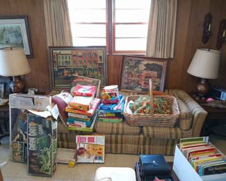 Sofa and Board Games