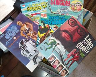 Vintage TV Movie Books: Star Wars Spider Man etc