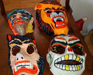 Plastic Halloween Masks