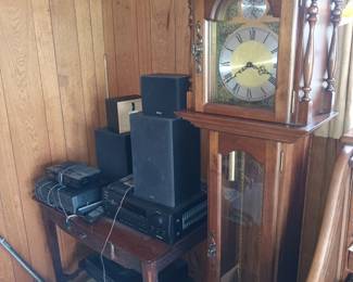 Grandfather Clock, Surround Sound Set, etc