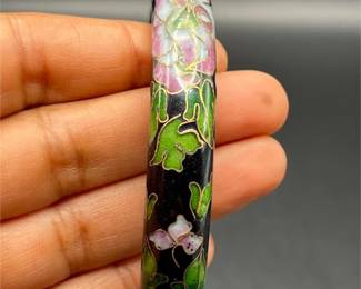 Chinese cloisonn bangle bracelet