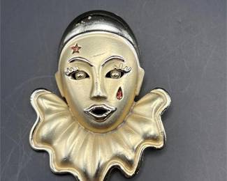 Clown brooch