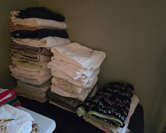 Many linens