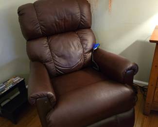 Leather recliner