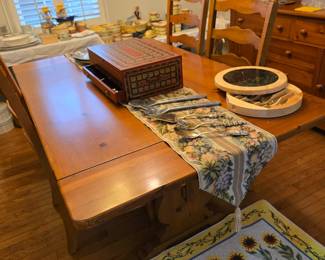 Dining table with 8 chairs