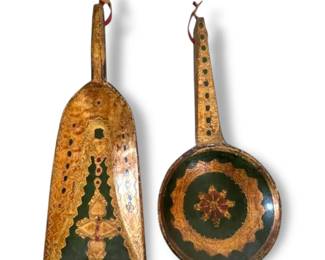 Vintage Italian Florentine Gilded Scoop  Ladle