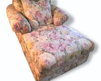 Floral Chaise Lounger