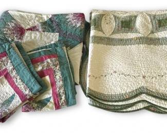 Two Quilts  1 With Matching Shams