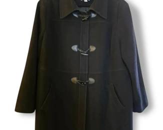 Nautica Ladies Black Wool Blend Coat Size 3X