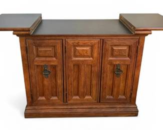 Wooden FoldOut Buffet Bar Cabinet
