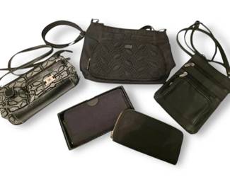 Black Handbags  Wallets  Lug, Travelon,  More