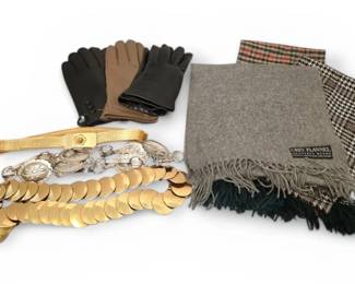 Womens Scarves, Gloves,  Belts