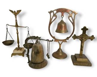 Brass Bells, Scale,  Crucifix