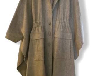 Vintage Casa de Lana 100  Wool Cape Coat Womens Size L