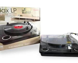 ION Max LP Conversion Turntable With Stereo Speakers