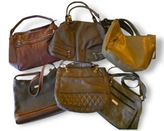 Six Womens Handbags