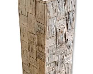 Tall Wooden Plant Stand  Ceramic Garden Pot