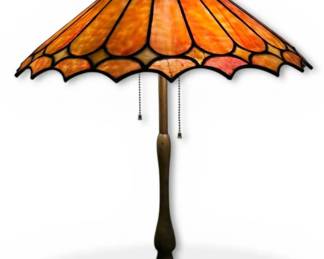 Tiffany Style Stained Glass Table Lamp