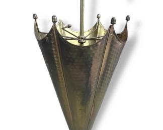 MidCentury Brass Umbrella Stand