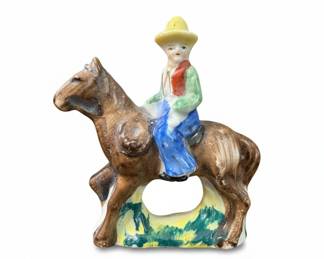 Vintage Roy Rogers and Trigger Ceramic Figurine
