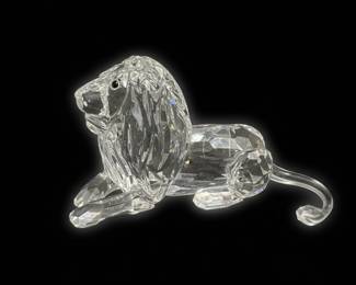 Swarovski Crystal Lion Figurine