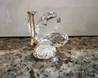 Swarovski Crystal Butterfly Figurine 010002 Large