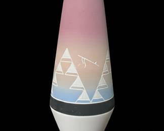 Sioux Pottery "Eagle Hawk" Vase
