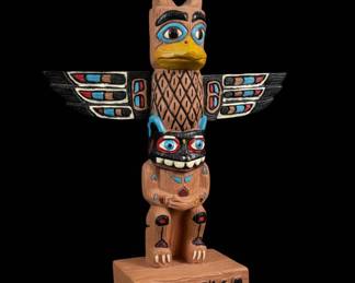 Vintage Alaska Totem Pole Souvenir