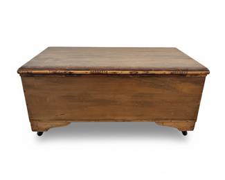 Antique Pine Dovetailed Blanket Chest