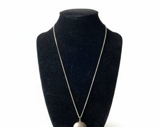 Mexican Sterling Silver 'IS-CI' Pendant Necklace