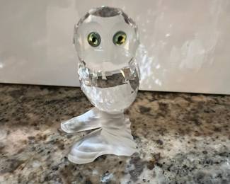 Swarovski Crystal Owl Figurine - Small