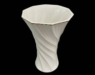 Enesco "Cherished Moments" Swirl Vase