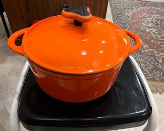 Rachael Ray Oval Dutch Oven - Orange