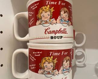 Campbell's Soup "Time For" Promotional Mugs (Set of 4)
